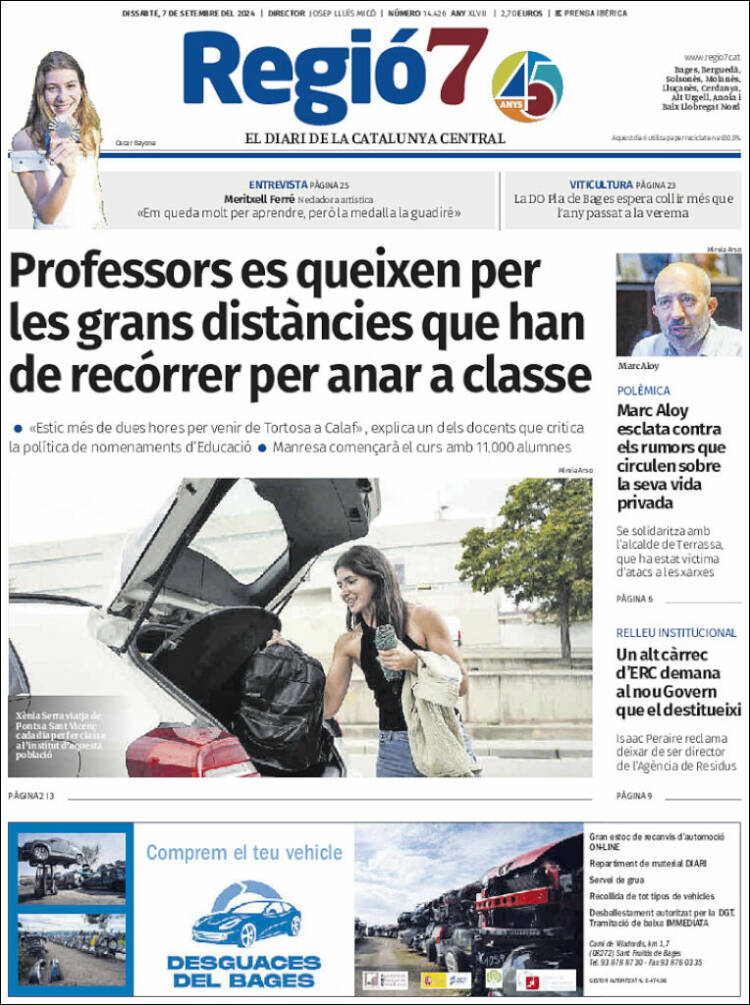 Portada de Regio7 (España)