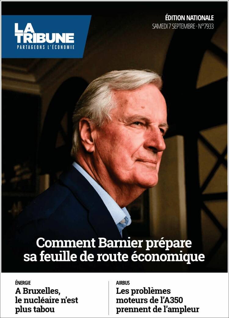 Portada de La Tribune (Francia)