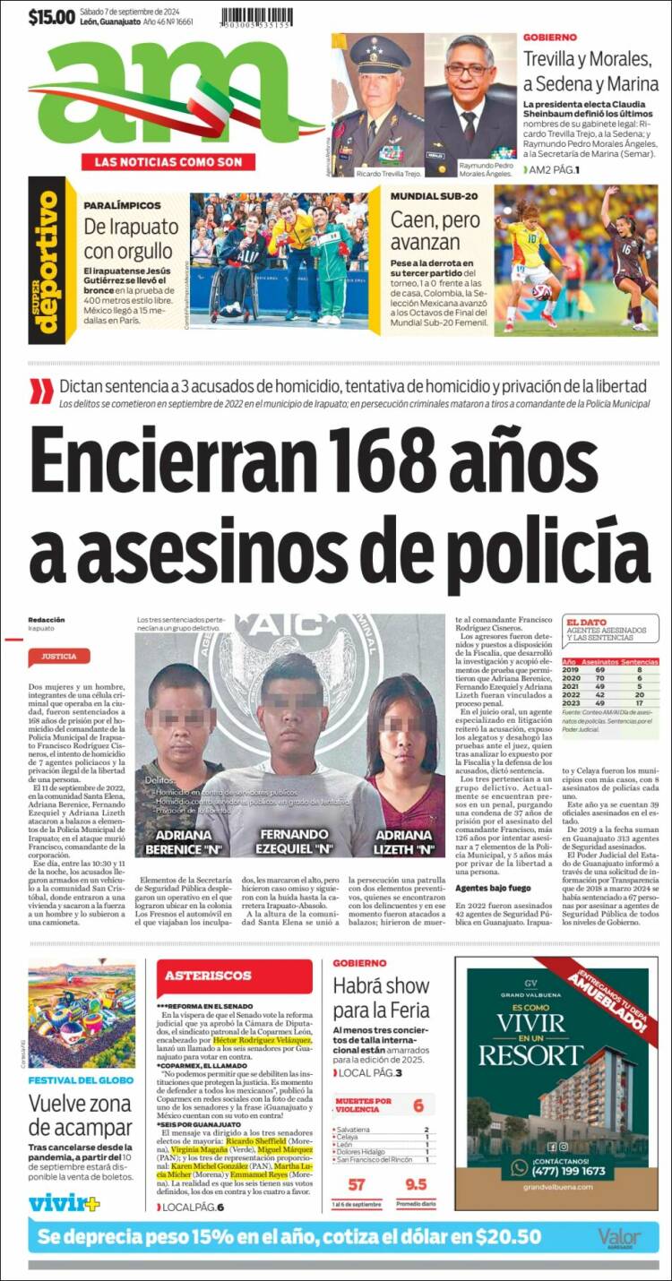 Portada de Al Día A.M. (M&eacute;xico)
