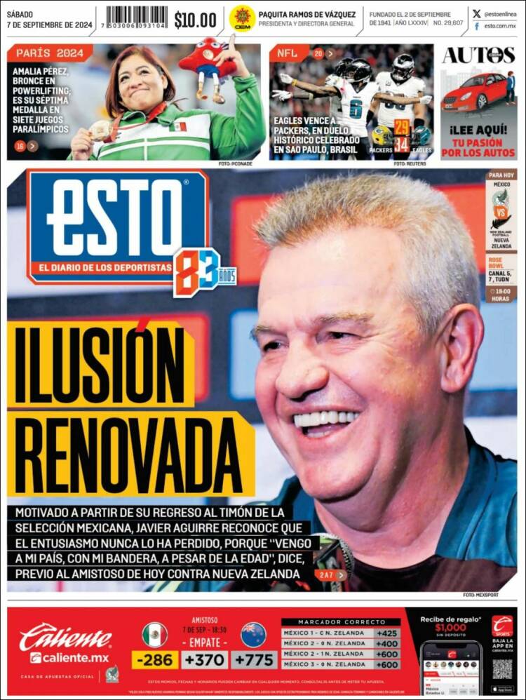 Portada de Esto (M&eacute;xico)