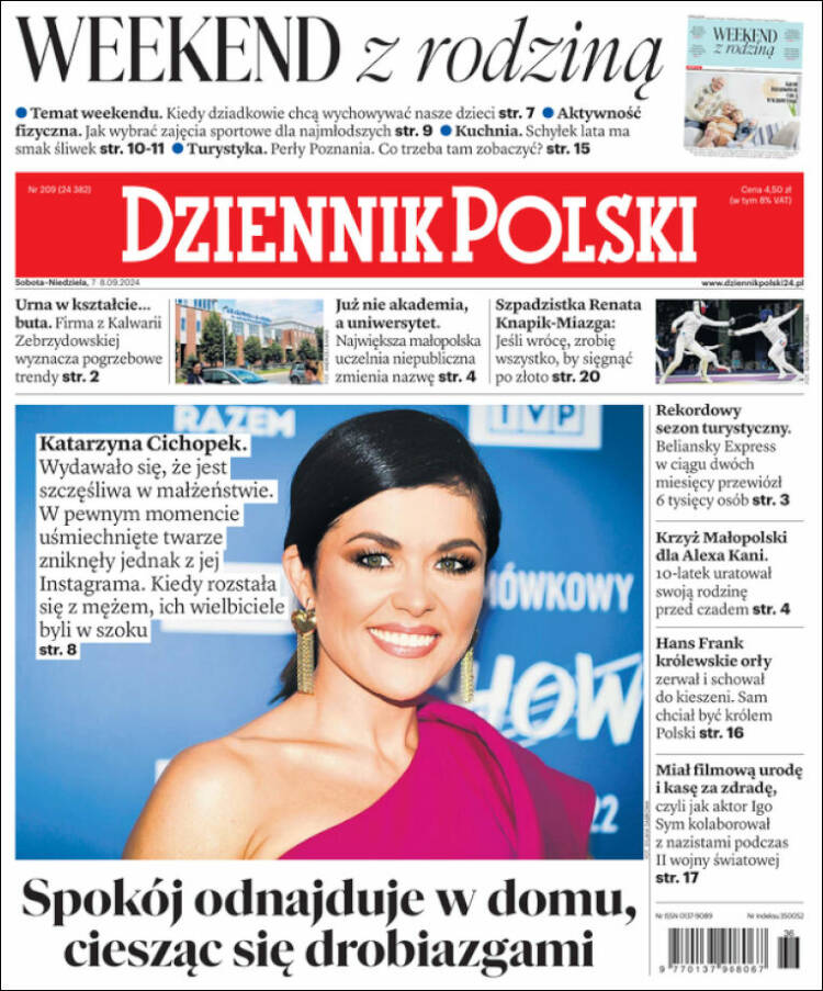 Portada de Dziennik (Polonia)