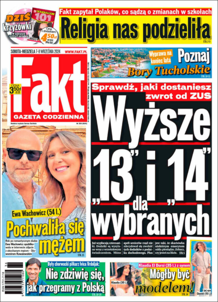 Portada de Fakt (Polonia)