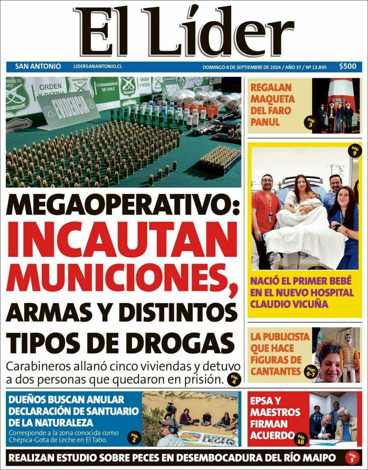 Portada de Lider de San Antonio (Chile)