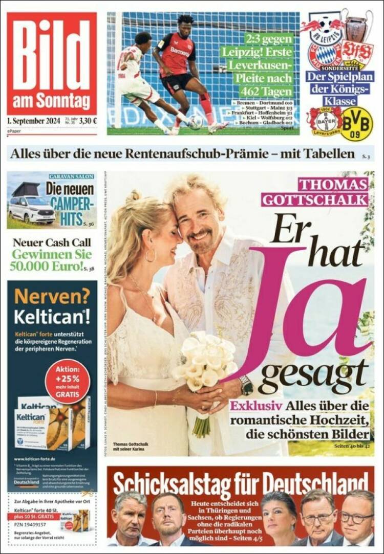 Portada de Bild (Alemania)