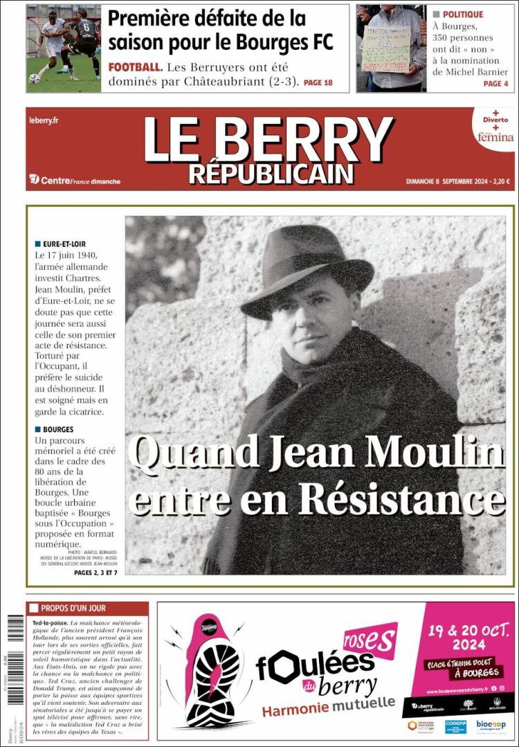 Portada de Berry Republicain (France)