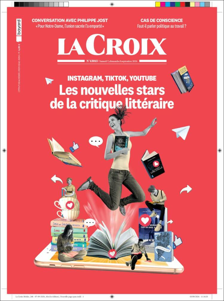 Portada de La Croix (Francia)
