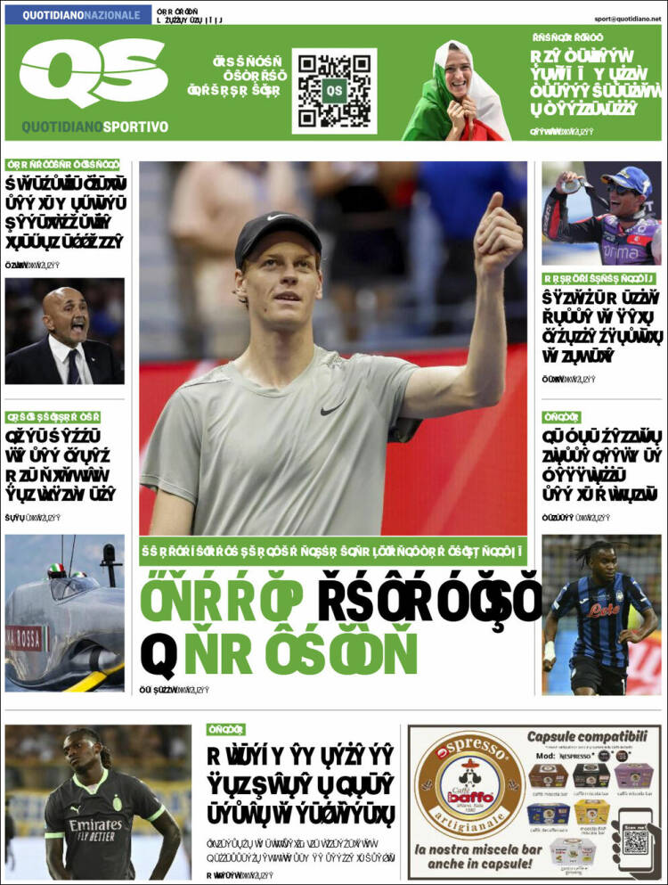 Portada de Quotidiano Sportivo (Italia)