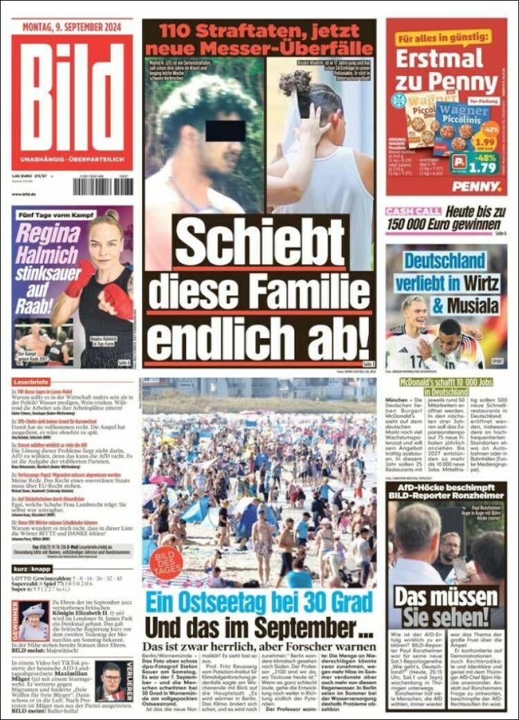 Portada de Bild (Alemania)