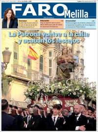 Portada de El Faro de Melilla (España)