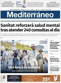 Portada de El Periódico Mediterraneo (España)