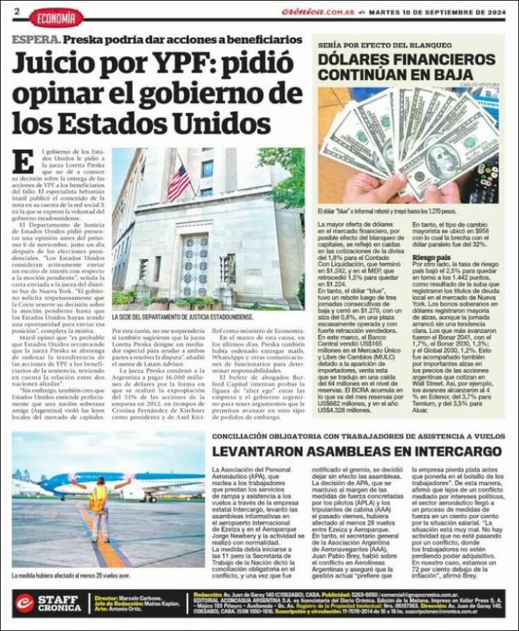Portada de La Voz del Chaco (Argentina)