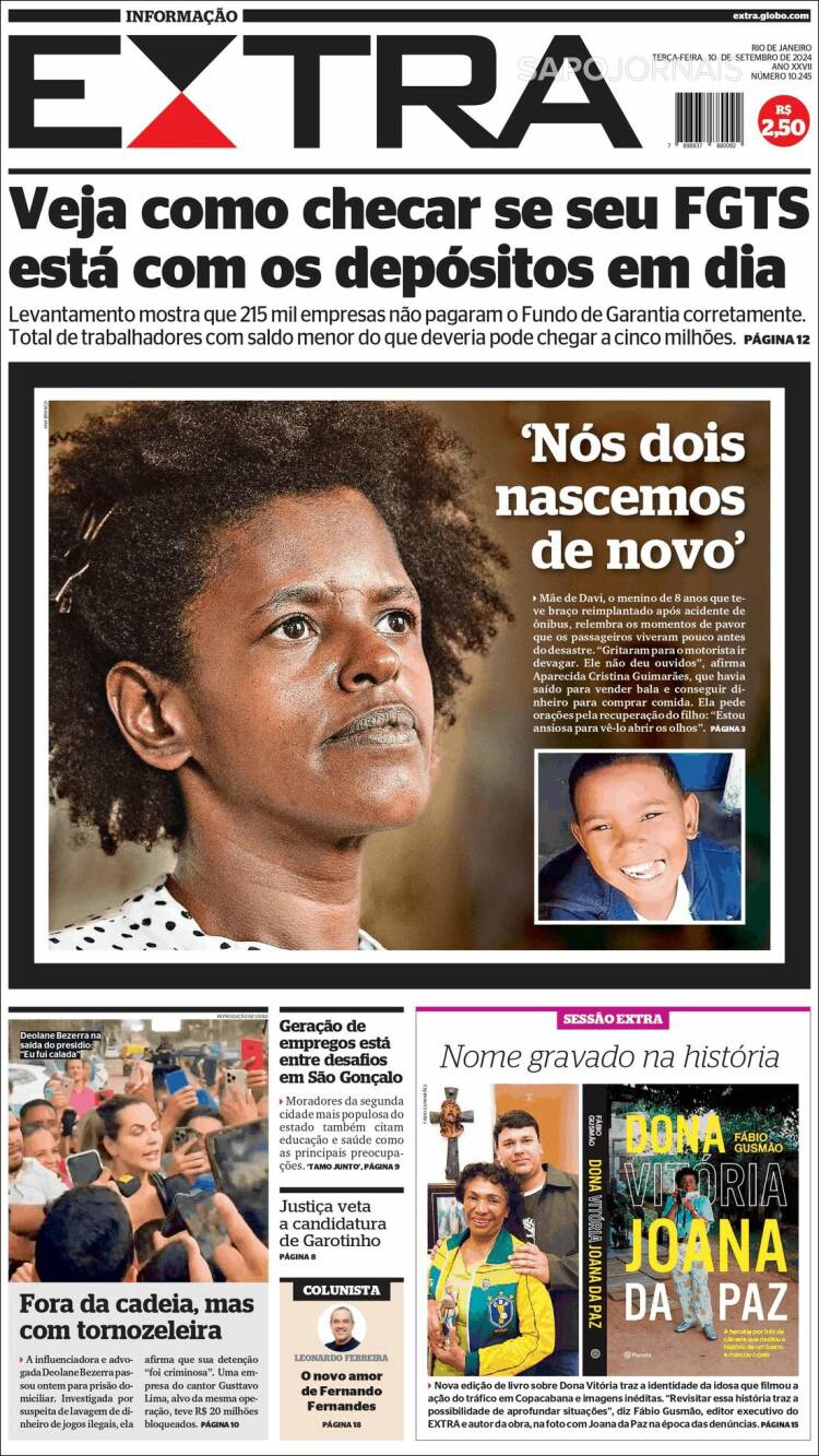 Portada de Extra (Brasil)
