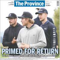 Portada de The Province (Canadá)