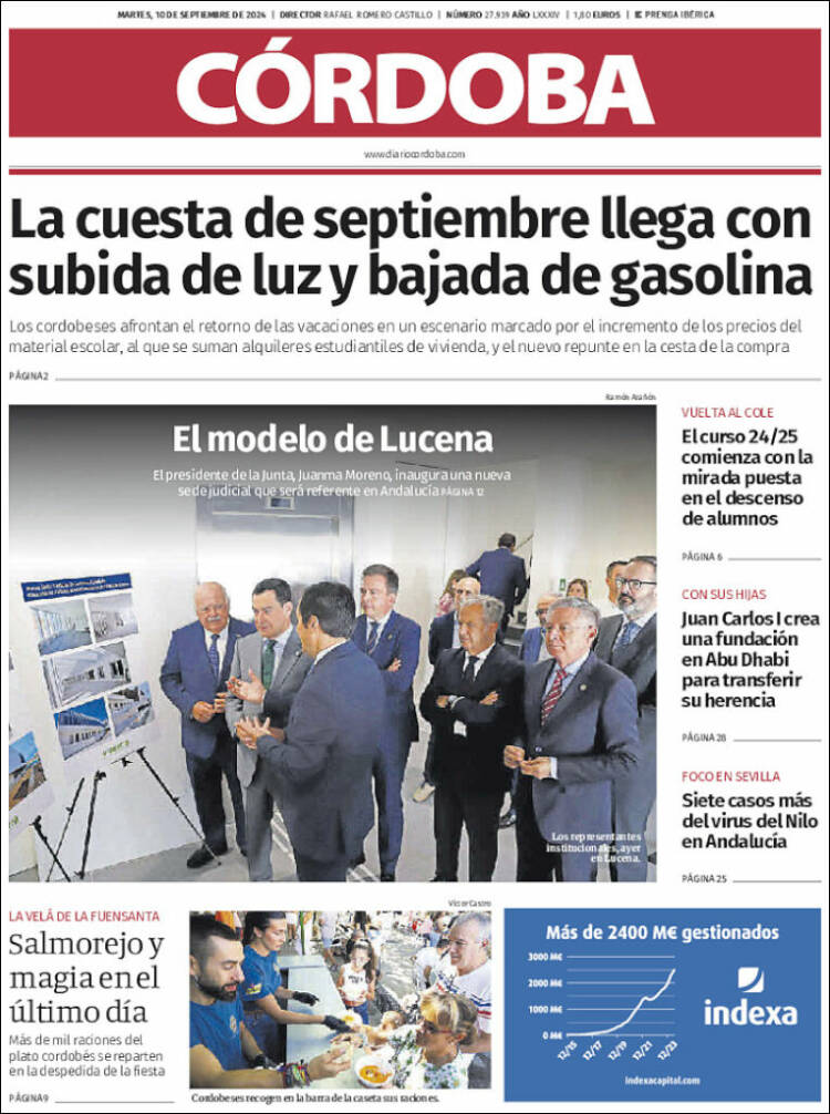 Portada de Diario de Córdoba (Espa&ntilde;a)