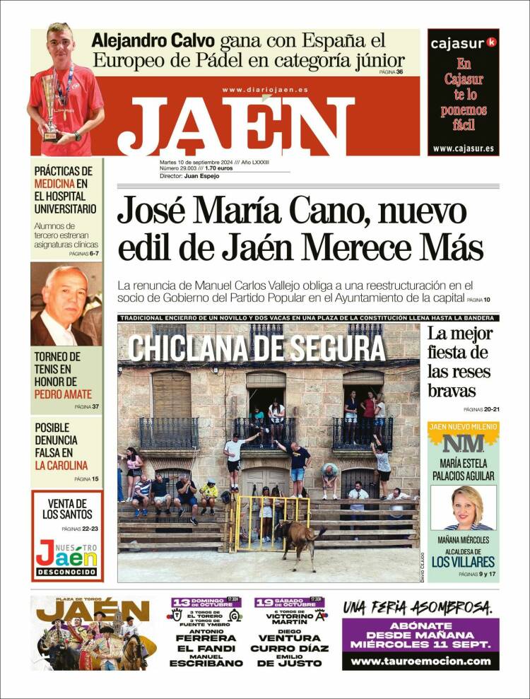 Portada de Diario Jaén (Espa&ntilde;a)