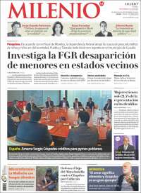 Portada de Milenio de Puebla (México)