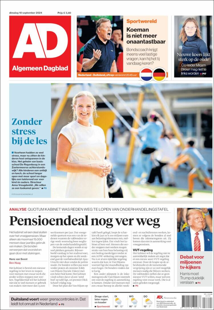 Portada de AD (Pa&iacute;ses Bajos)