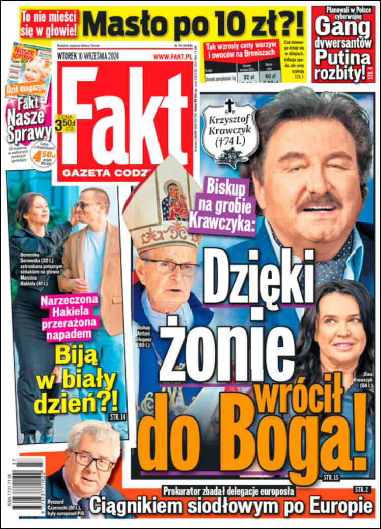 Portada de Fakt (Polonia)