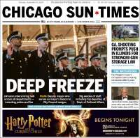 Portada de Chicago Sun-Times (USA)