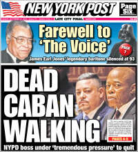 Portada de New York Post (USA)