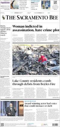 Portada de The Sacramento Bee (USA)