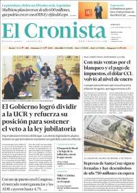 Portada de El Cronista Comercial (Argentina)