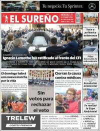 Portada de Diario El Sureño (Argentina)