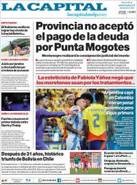 Portada de Diario La Capital - Mar del Plata (Argentina)