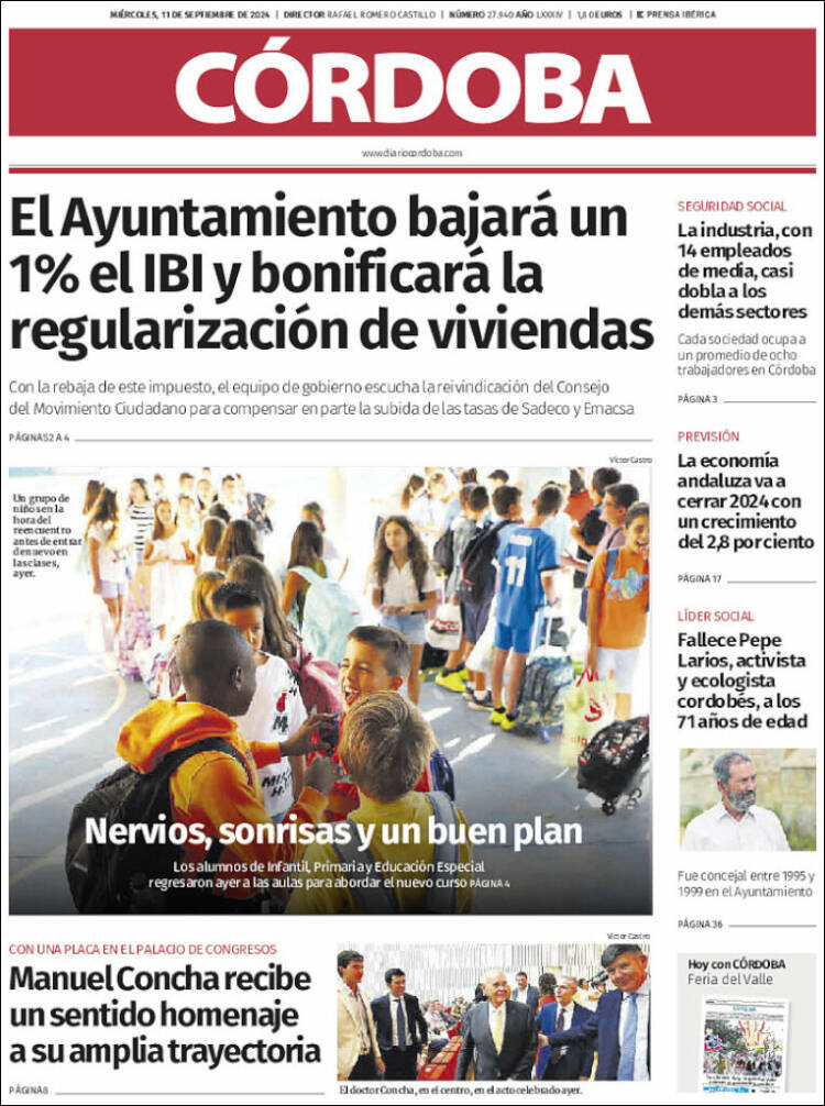 Portada de Diario de Córdoba (Espa&ntilde;a)