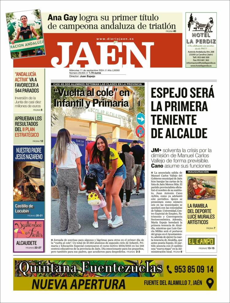 Portada de Diario Jaén (Espagne)