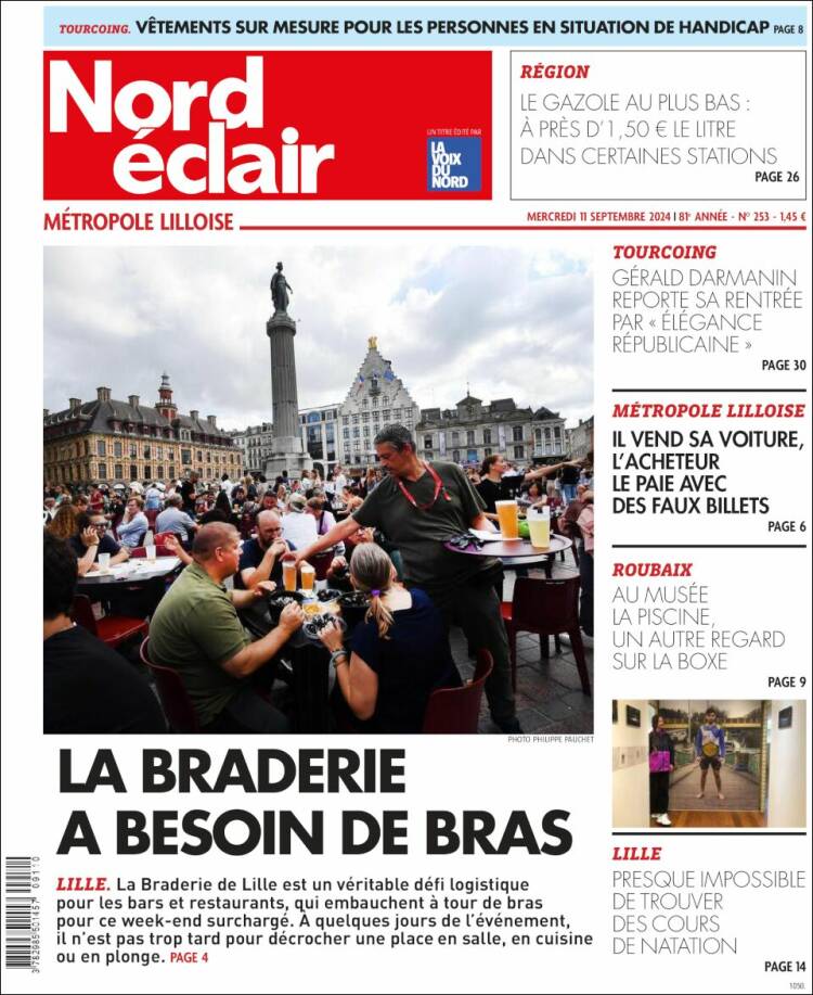 Portada de Nord Éclair (Francia)