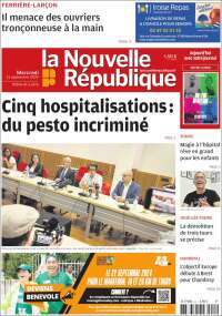 Portada de La Nouvelle Republique (France)