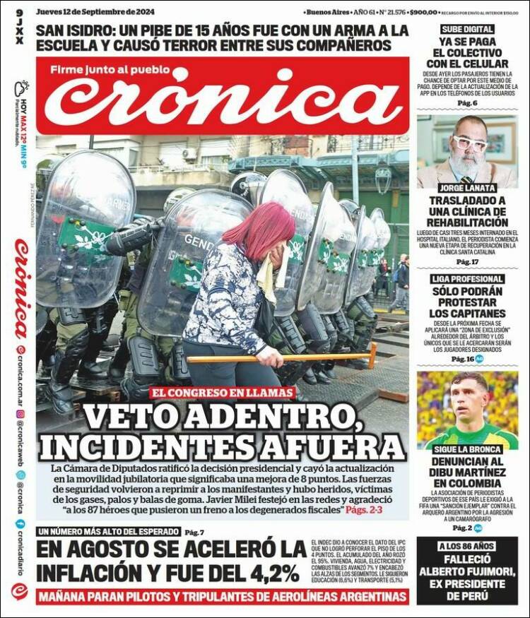 Portada de La Voz del Chaco (Argentina)