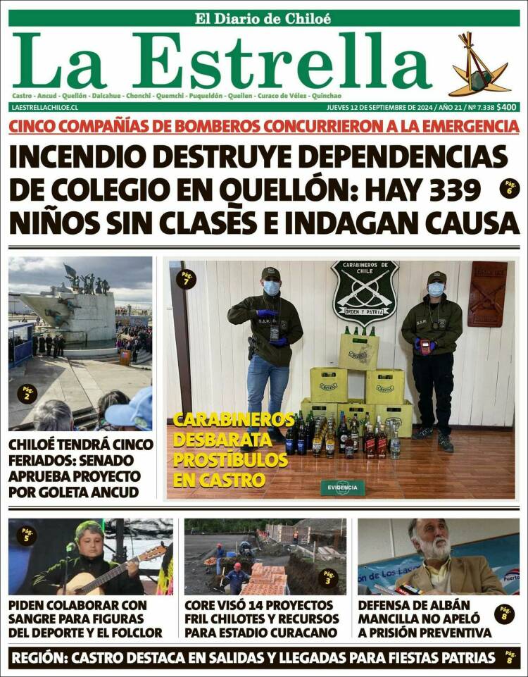 Portada de Estrella de Chiloé (Chile)