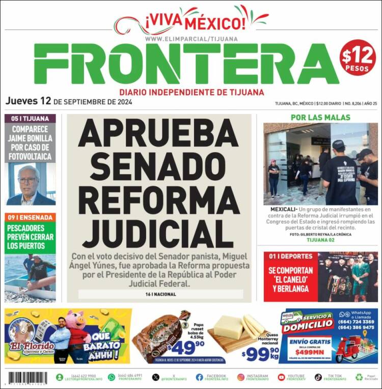 Portada de Frontera (M&eacute;xico)