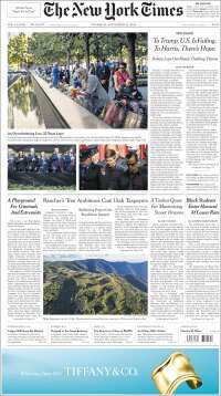 Portada de New York Times (USA)