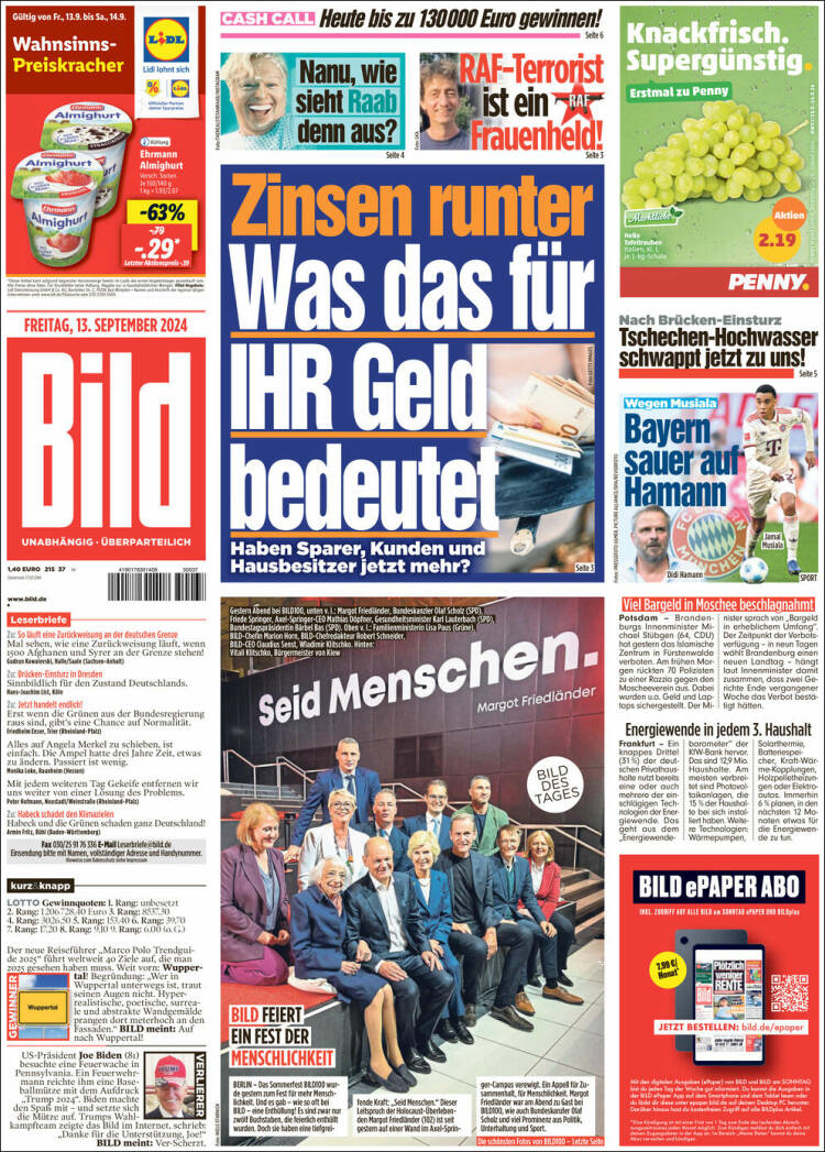 Portada de Bild (Alemania)