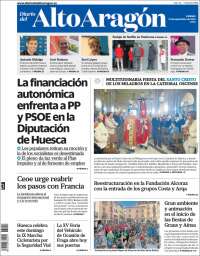 Portada de Diario del AltoAragón (España)