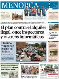 Portada de Menorca - Diario Insular (España)