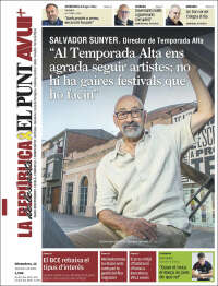 Portada de El Punt Avui (España)