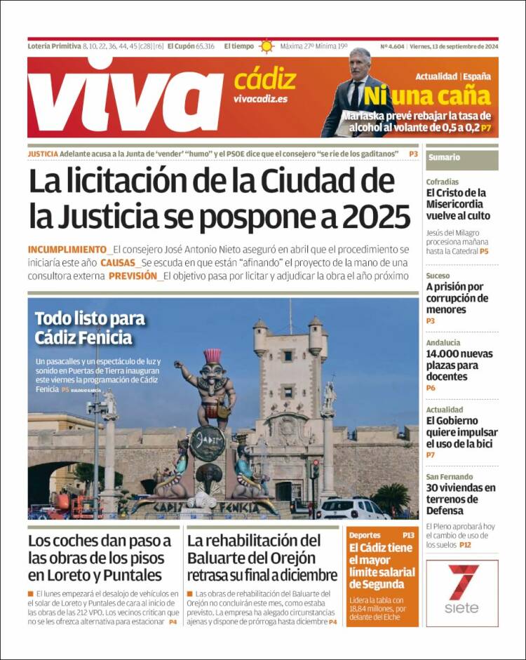 Portada de Información - Cadiz (España)