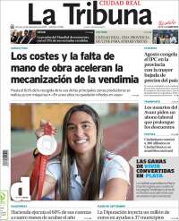 Portada de La Tribuna de Ciudad Real (España)