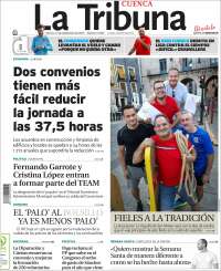 Portada de La Tribuna de Cuenca (España)