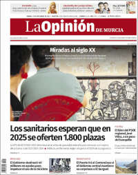 Portada de La Opinión de Murcia (España)