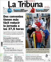 Portada de La Tribuna de Cuenca (España)