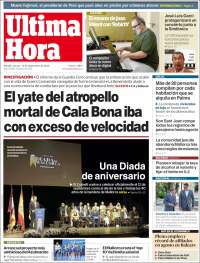 Portada de Última Hora (España)