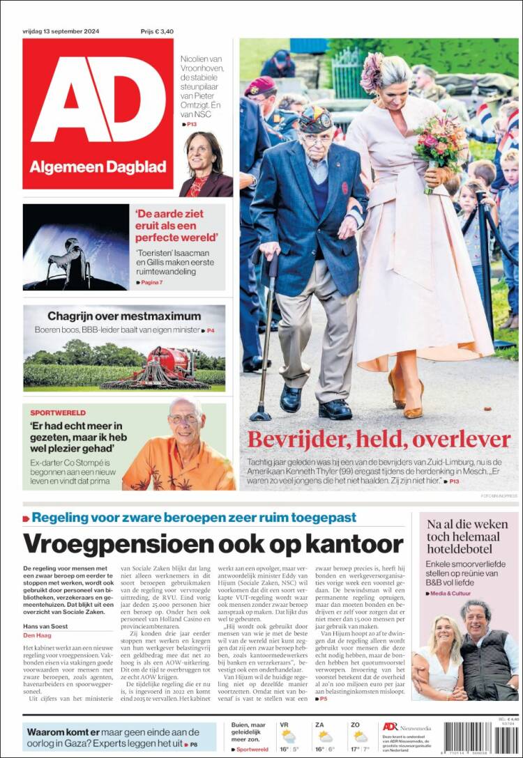 Portada de AD (Pa&iacute;ses Bajos)