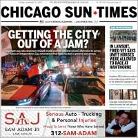 Portada de Chicago Sun-Times (USA)