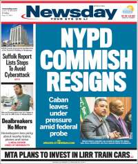 Portada de Newsday (USA)