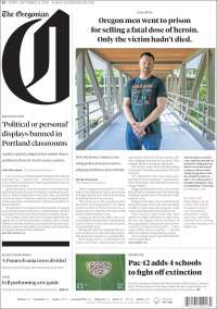 Portada de The Oregonian (USA)